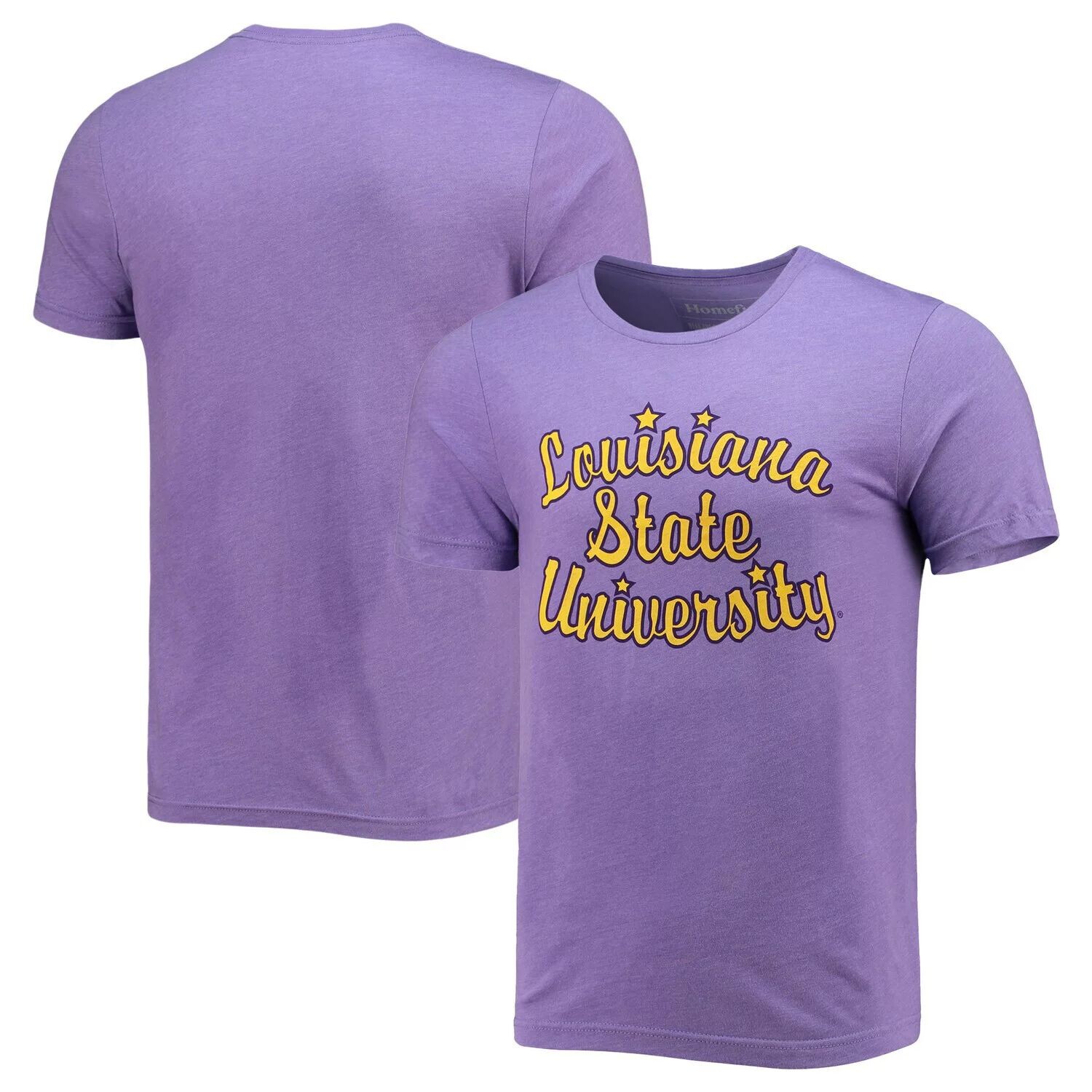 

Мужская фиолетовая футболка Homefield с принтом LSU Tigers Vintage Script