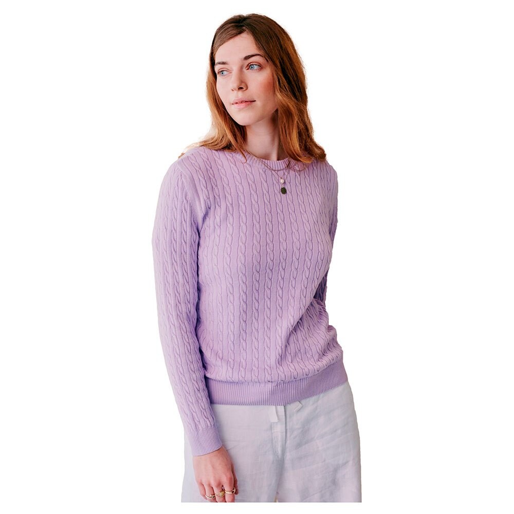 

Свитер Redgreen Simone Cable Round Neck, фиолетовый