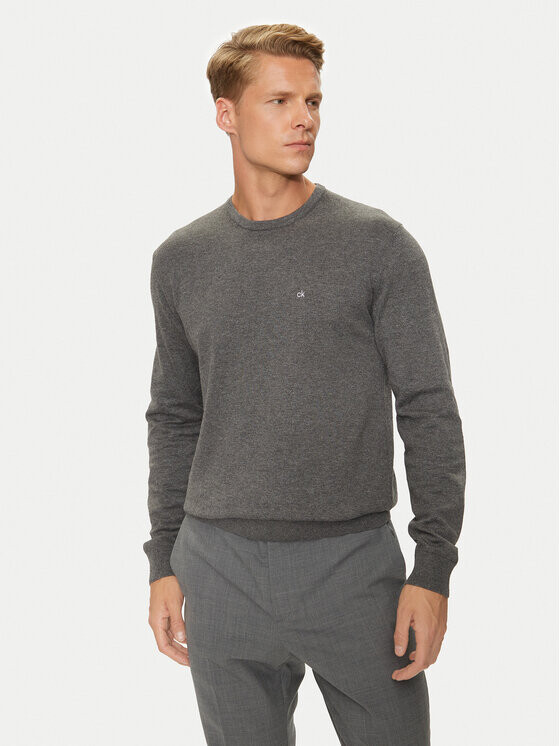 

Облегающий свитер Calvin Klein, серый