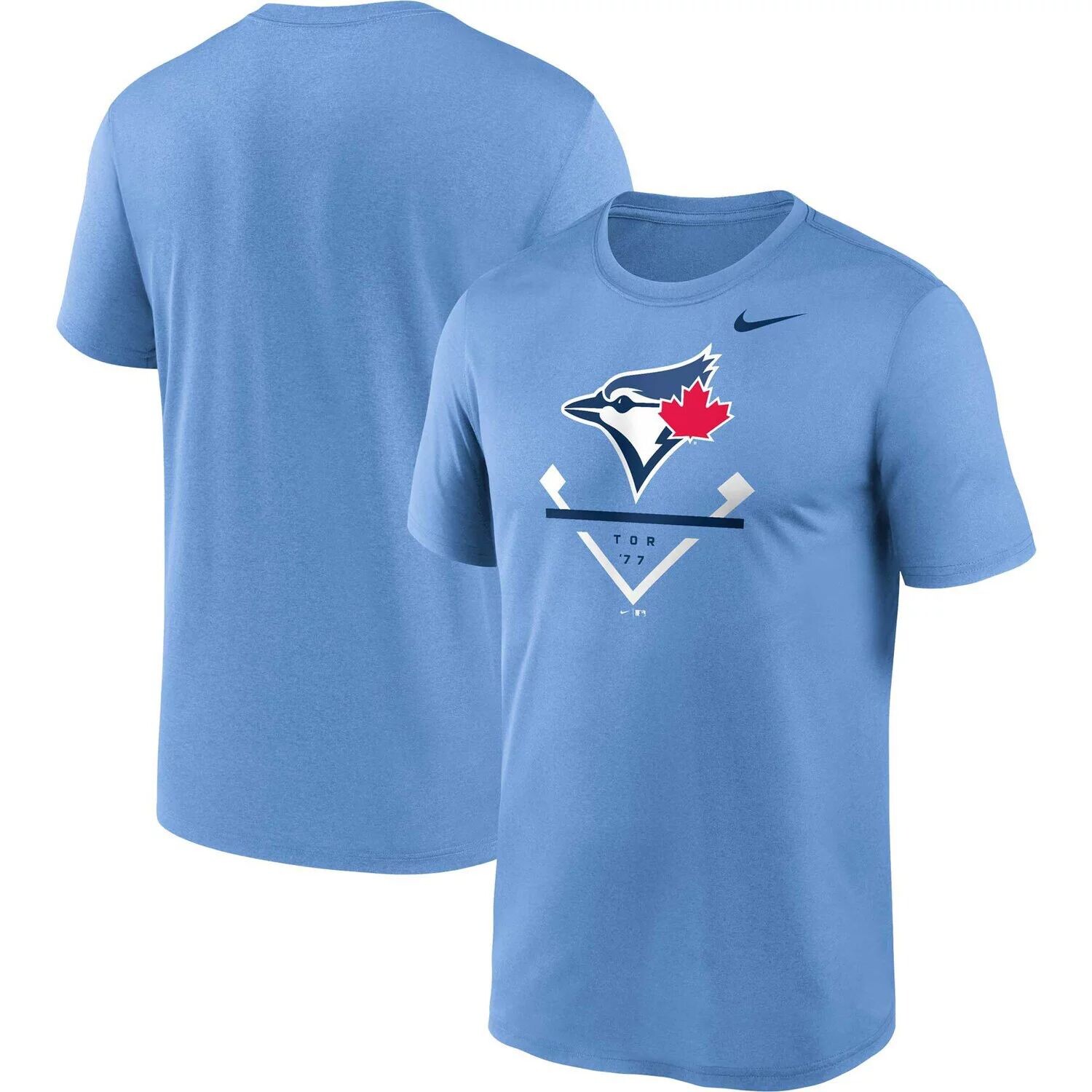 

Мужская синяя футболка Toronto Blue Jays Big & Tall Icon Legend Performance Nike, Синий
