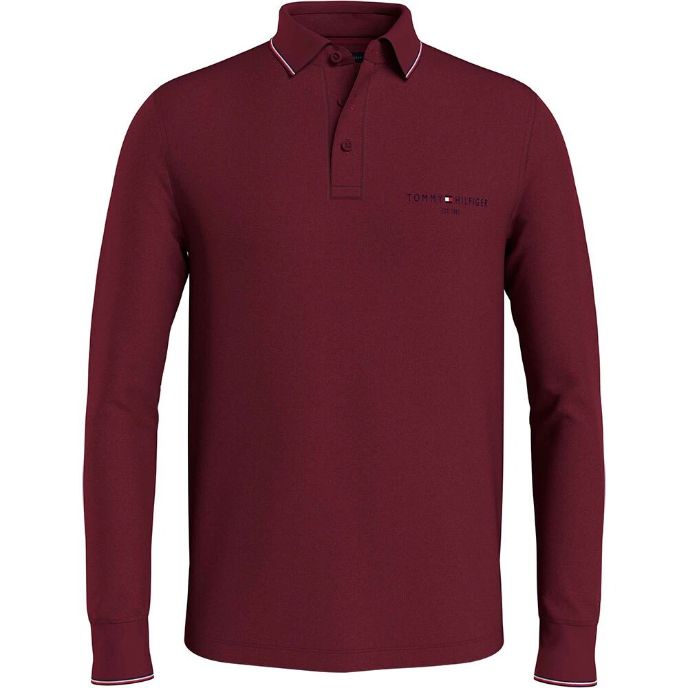

Поло Tommy Hilfiger Tipped Place Slim Fit, красный