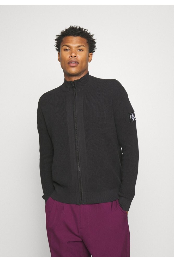 

Свитер Calvin Klein Full Zip, черный
