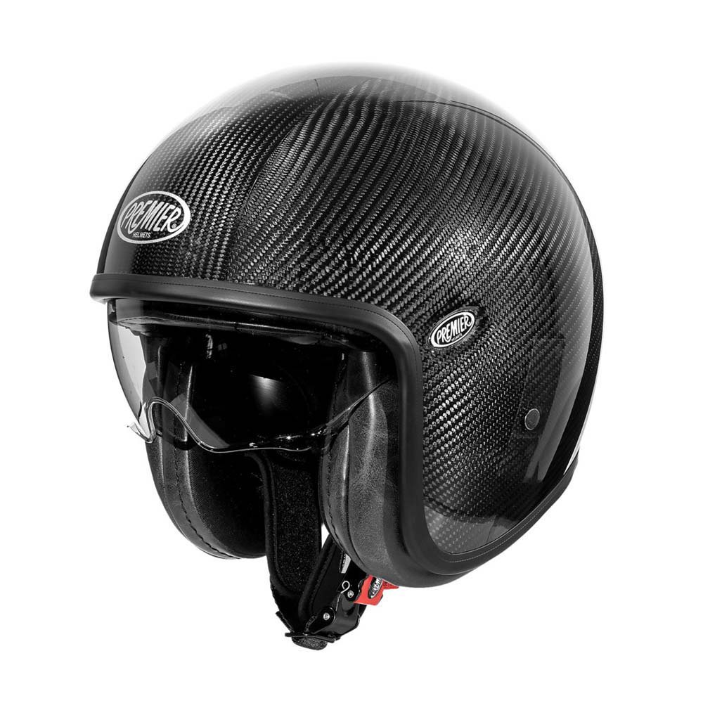 Открытый шлем Premier Helmets 23 Vintage Carbon 22.06, черный