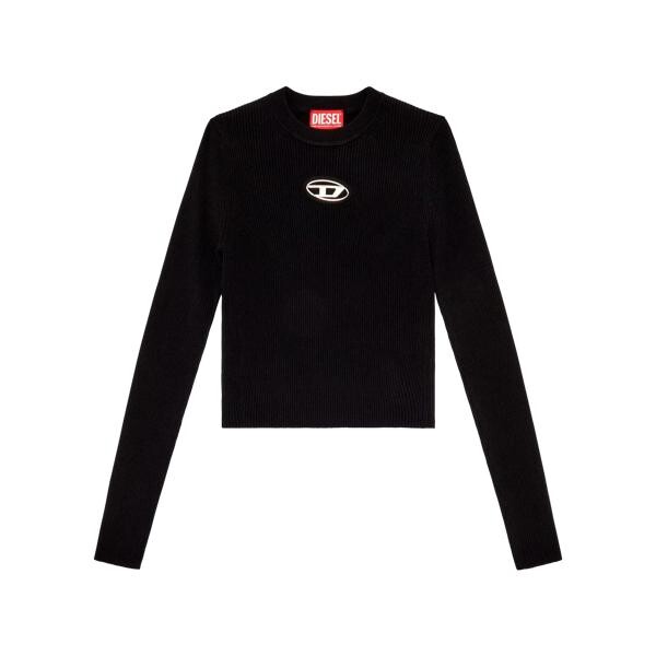 

Пулловер m-valary pullover mit logo 9xx 9xx Diesel, черный
