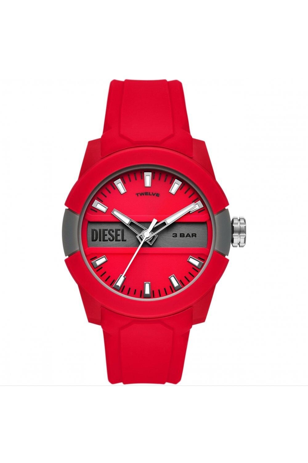 

Модные аналоговые кварцевые часы Double Up из нейлона - Dz1980 Diesel, мультиколор