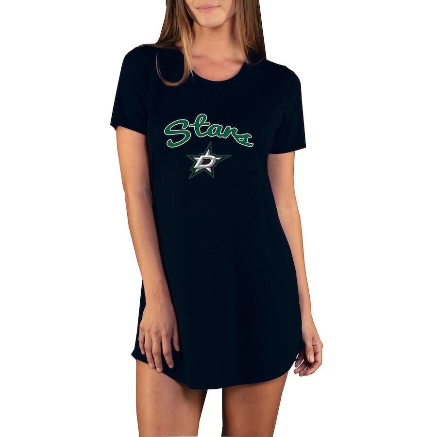 

Ночная рубашка Concepts Sport Dallas Stars, черный
