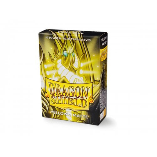 Чехол для карточек Dragon Shield Small Sleeves – Matte Yellow (60) Dragon Shield