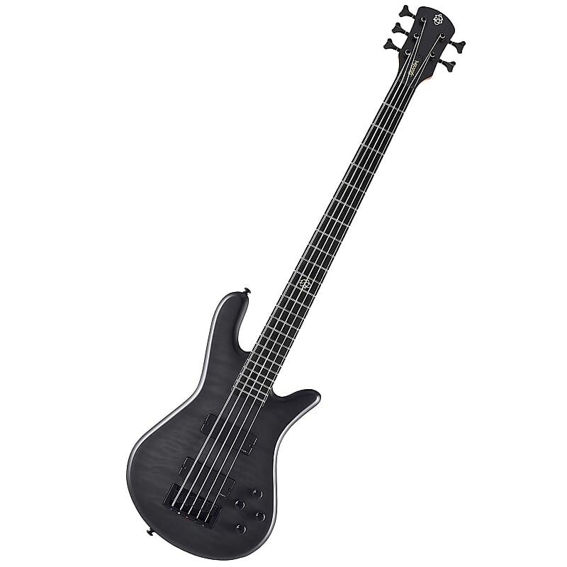 

Басс гитара Spector NS PULSE II 5 String Quilt Maple/Swamp Ash EMG Bass – Black Stain Matte