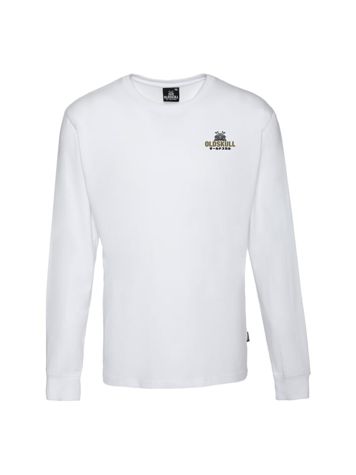 

Рубашка с длинным рукавом OLDSKULL Basic Osk Samurai Logo, белый