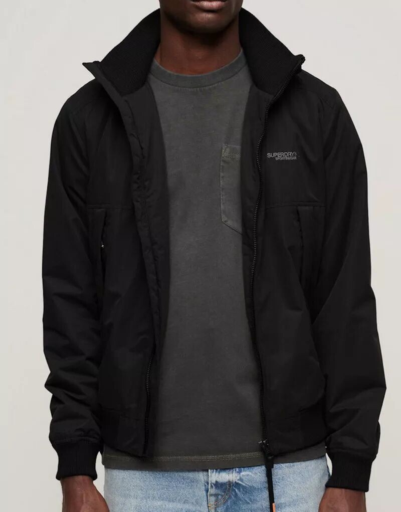 

Черная куртка Harrington Superdry Sport