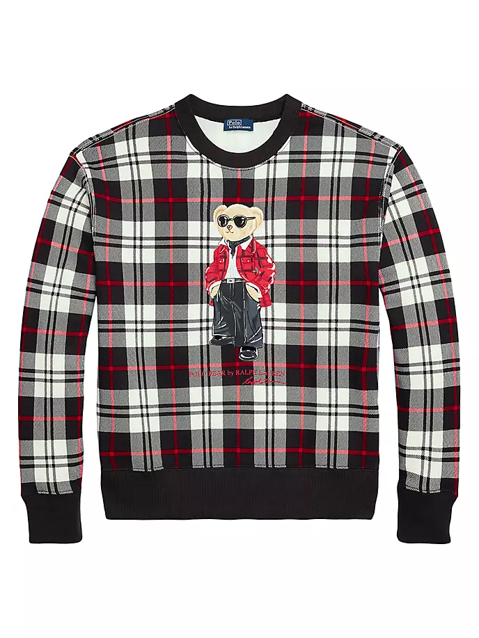 

Толстовка Polo Bear из смесового хлопка Polo Ralph Lauren, красный