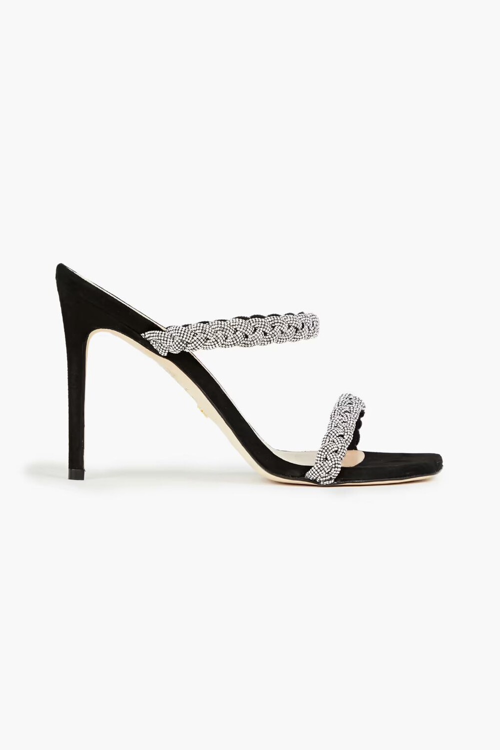 

Замшевые туфли Addison с кристаллами Stuart Weitzman, черный
