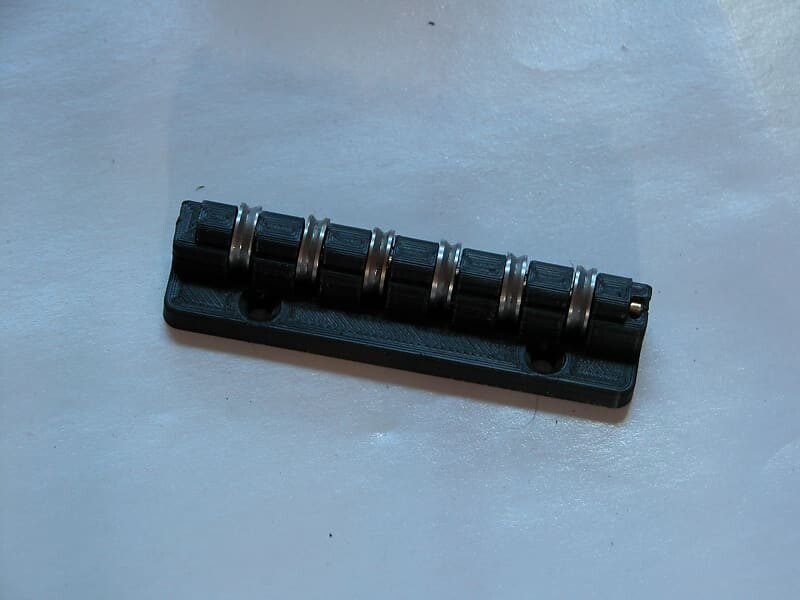 

Электрогитара VGroove Metal Bearing Roller Bridge for Palm Pedals Steel Slide Lap Guitar for upgrades & DIY Builds 3D Printed GeorgeBoards