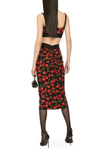 

Юбка длиной до икры с резинкой Dolce & Gabbana