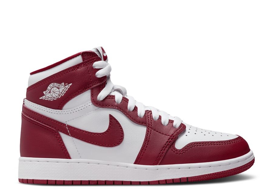 

Кроссовки Air Jordan Jordan 1 Retro High Og Gs 'Artisanal Red', красный