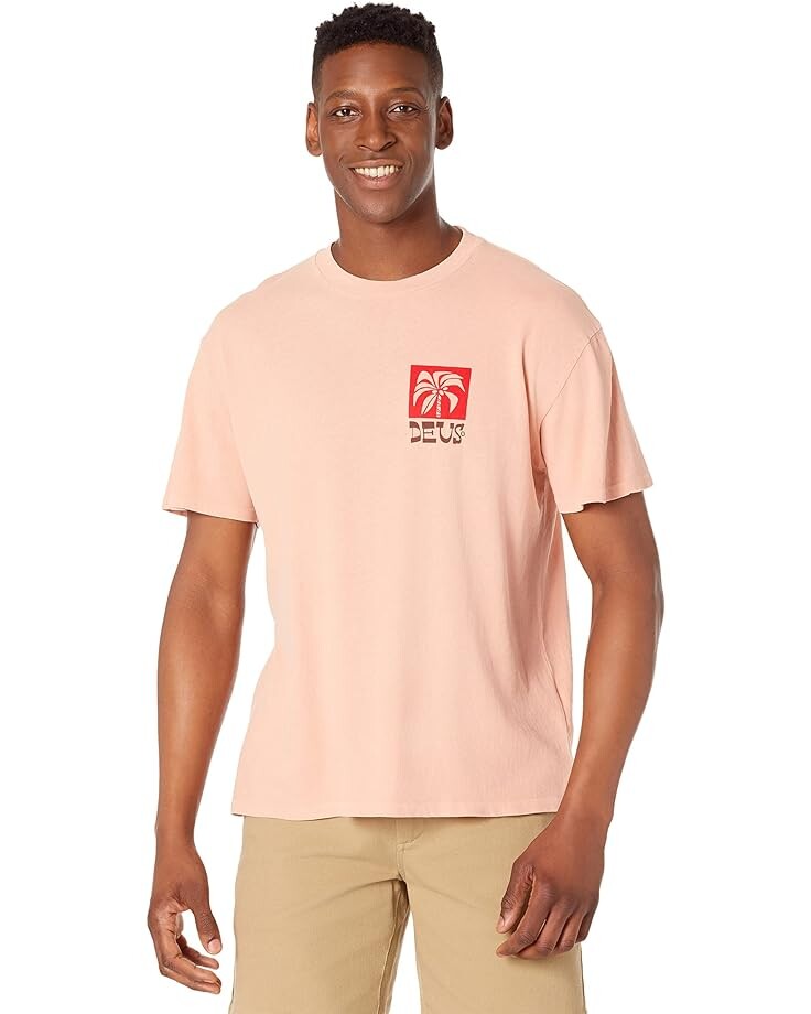 

Футболка Deus Ex Machina Verlaine Tee, цвет Coral Pink