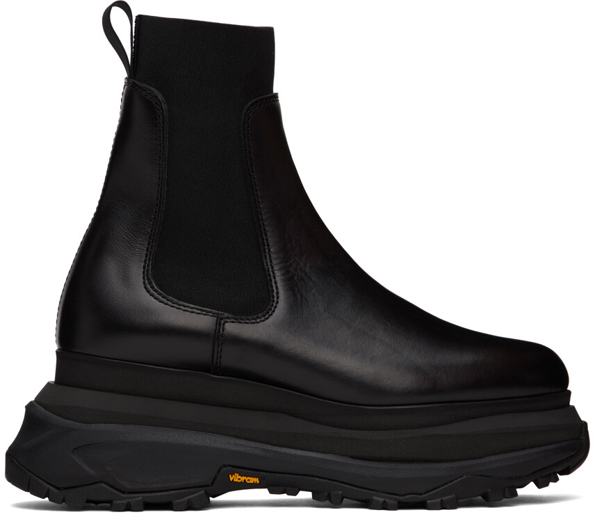 

Черные ботинки на платформе sacai, Черный