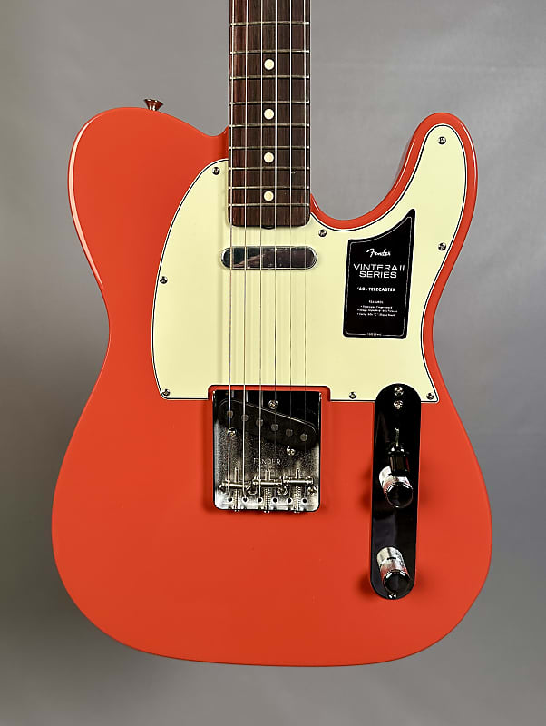 цена Электрогитара Fender Vintera II '60s Telecaster - Fiesta Red