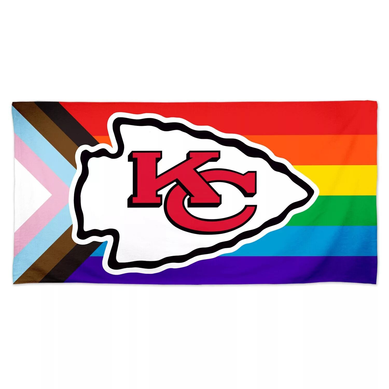 

Пляжное полотенце Pride Spectra WinCraft Kansas City Chiefs 30 x 60 дюймов