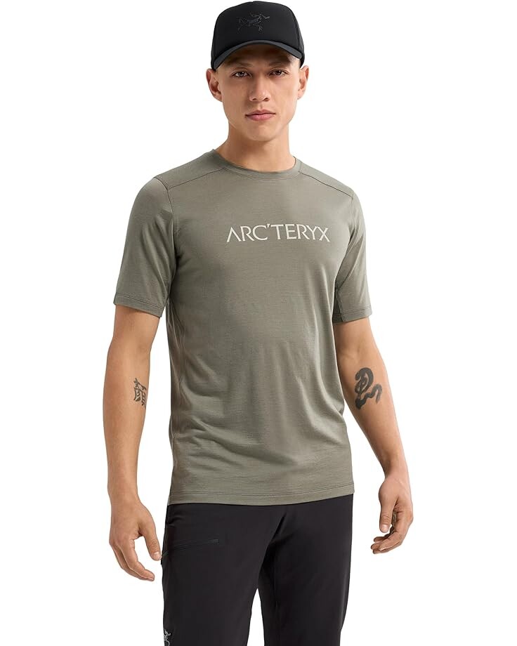 

Футболка Arc'teryx Ionia Merino Wool Arc'Word Logo, цвет Forage