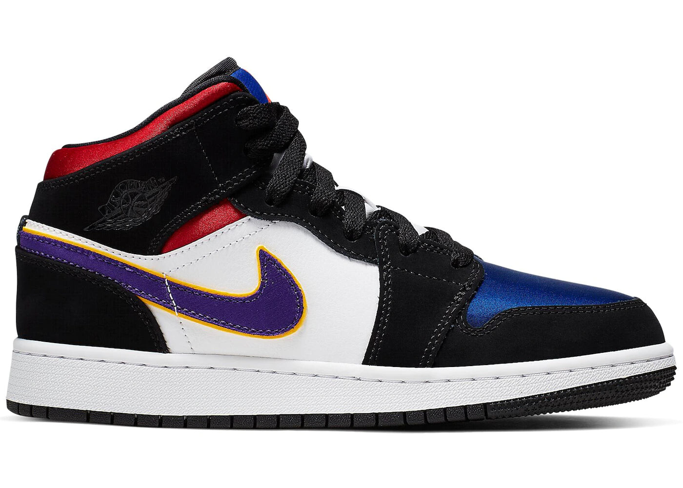 

Кроссовки Jordan 1 Мид Лейкерс Топ 3