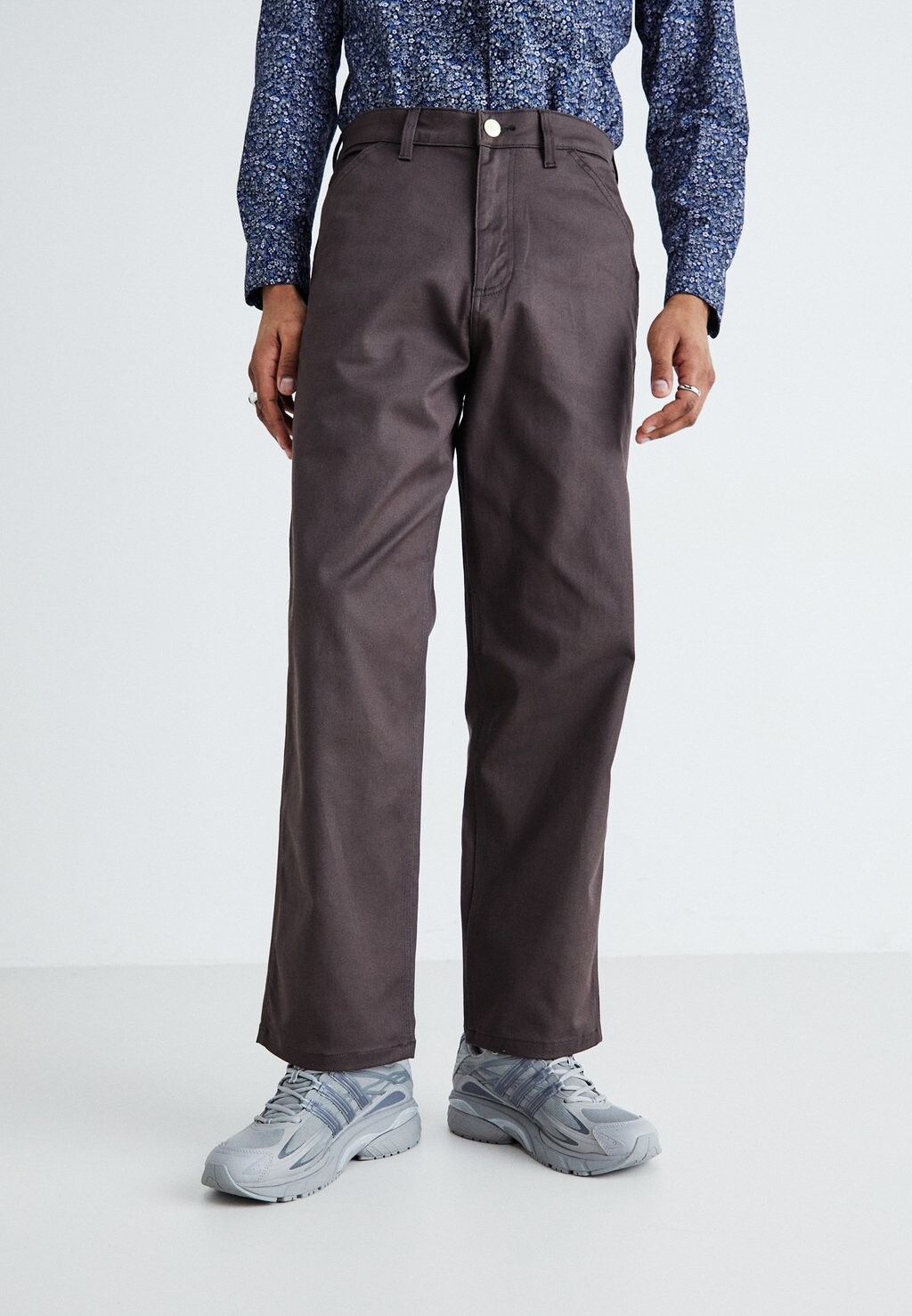 

Брюки из ткани JPSTALEX JJWORKER Jack & Jones, темно коричневый