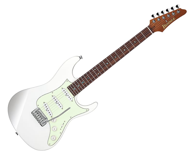 Электрогитара Ibanez LM1LWH Luca Mantovanelli Signature Guitar w/Case - Luna White
