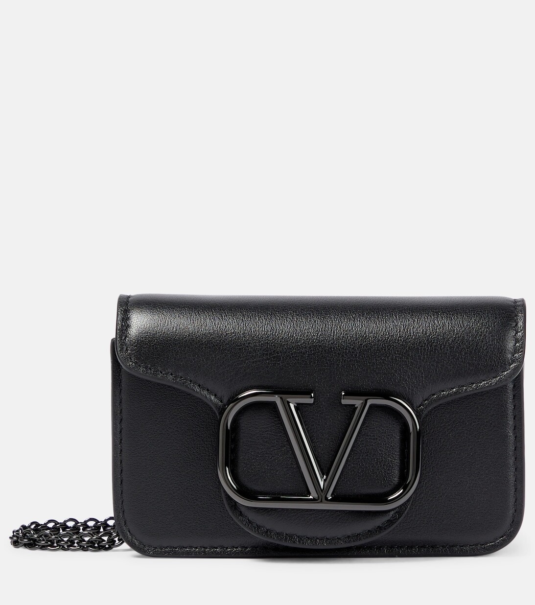 

Кожаная сумка через плечо Locò Mini Valentino Garavani, черный