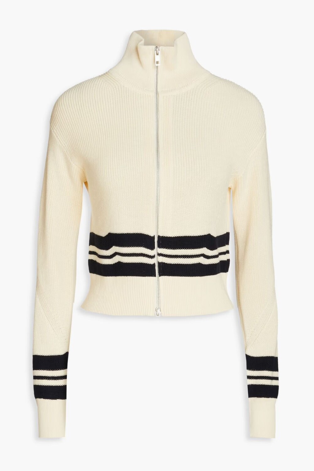 

Хлопковый кардиган в полоску Amy Rag & Bone, крем