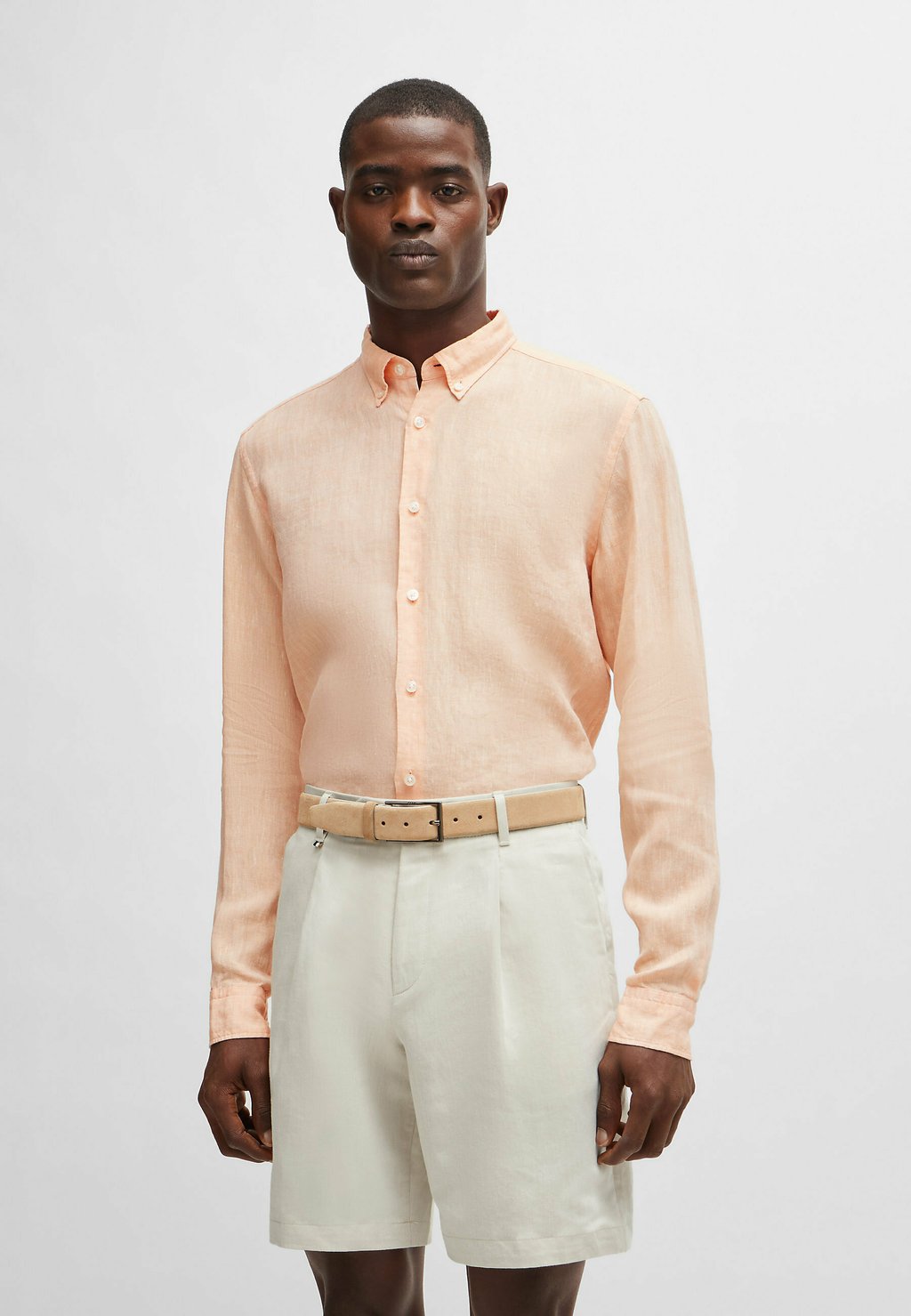 Рубашка LIAM , цвет orange three BOSS