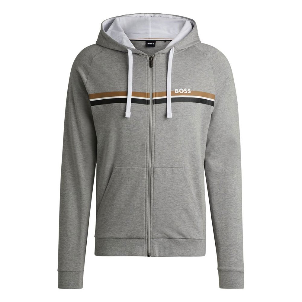 

Толстовка BOSS Authentic 10208539 Full Zip, серый