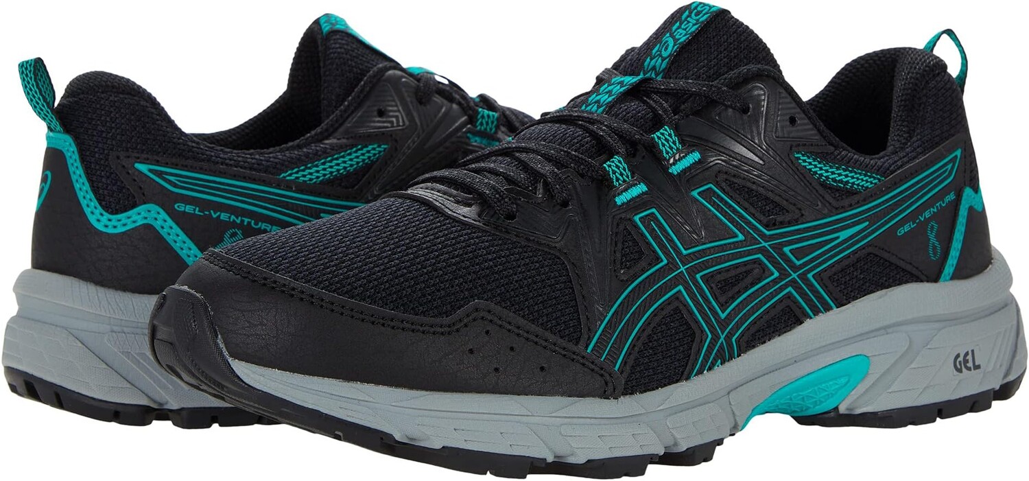 

Кроссовки GEL-Venture 8 ASICS, цвет Black/Baltic Jewel