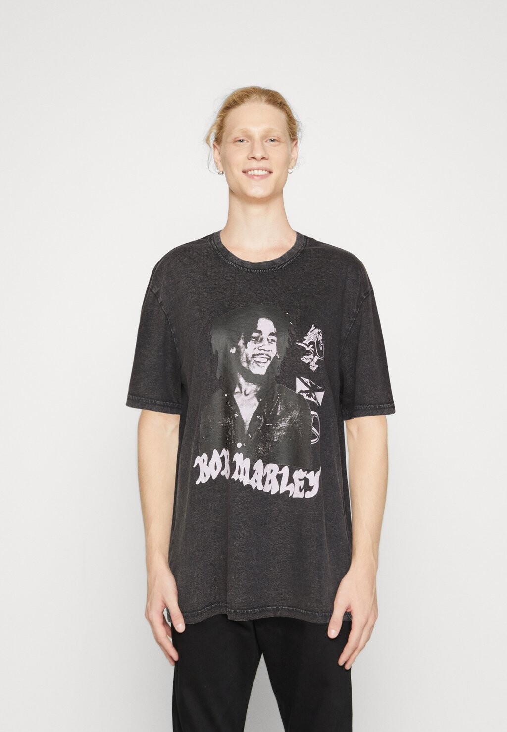 

Футболка с принтом ONSBOB MARLEY UNISEX Only & Sons, черный