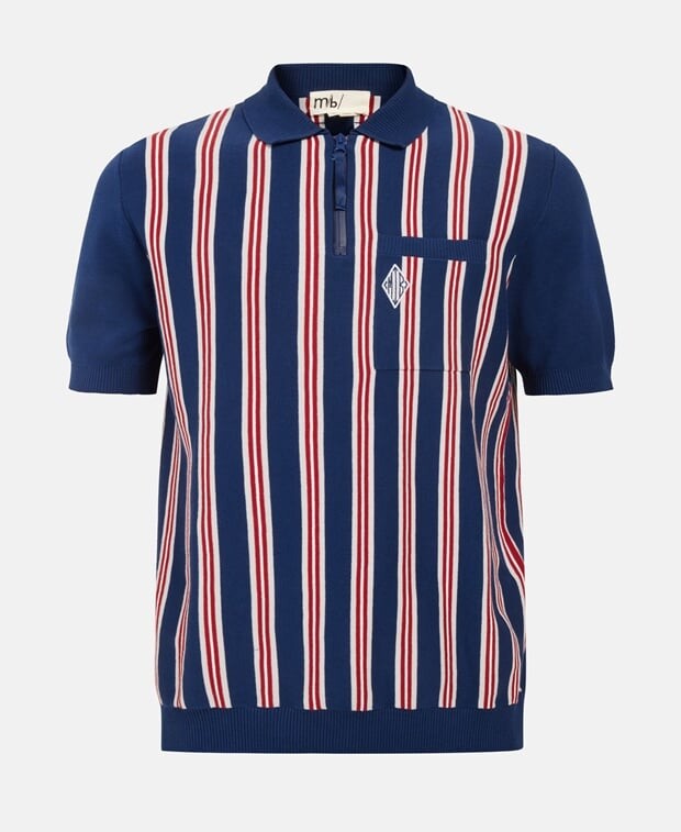 

Трикотажная рубашка-поло Ted Baker, темно-синий