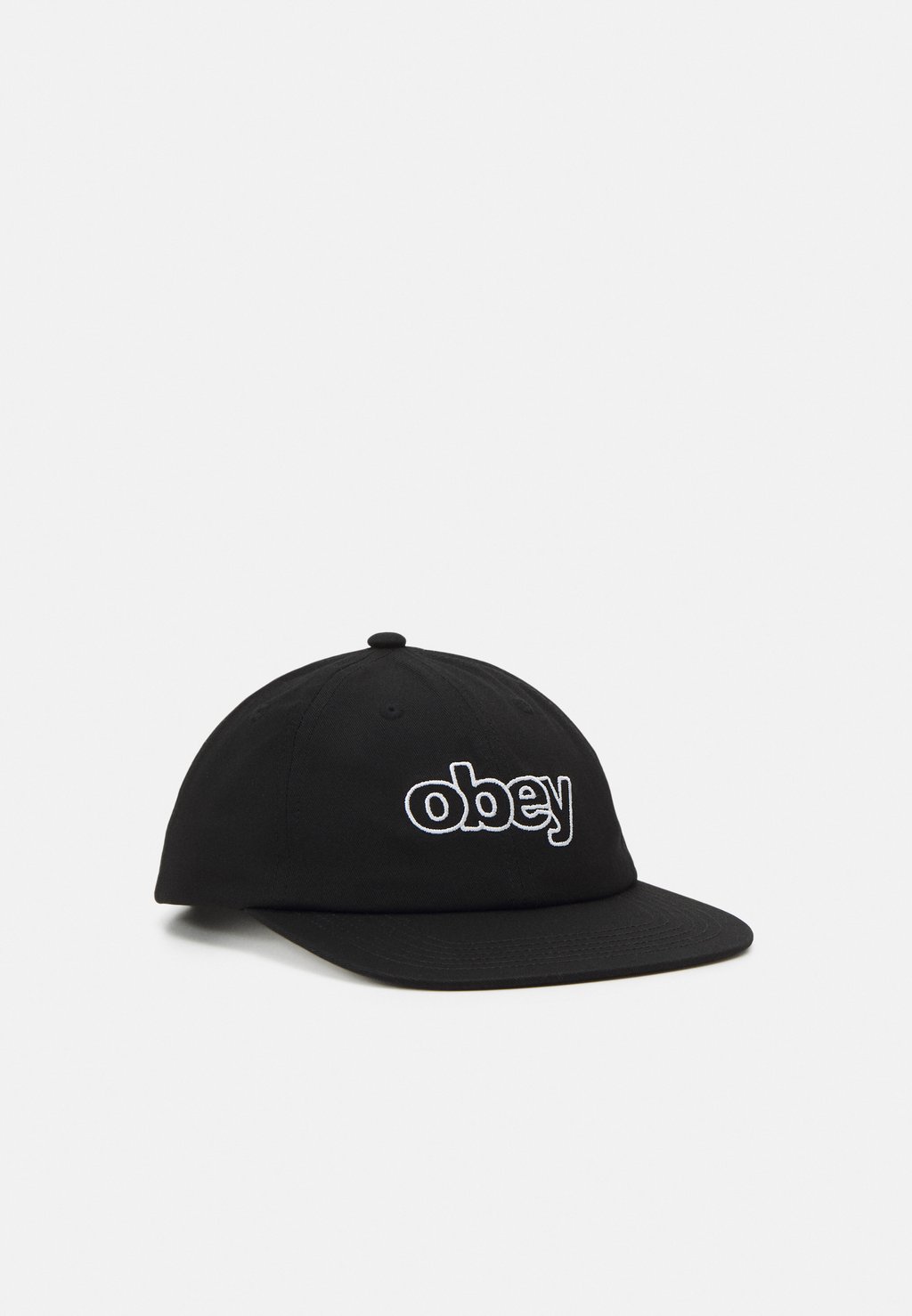 Кепка Obey Clothing OBEY SELECT 6 PANEL SNAPBACK, черный кепка obey pigment lowercase 6 panel teal
