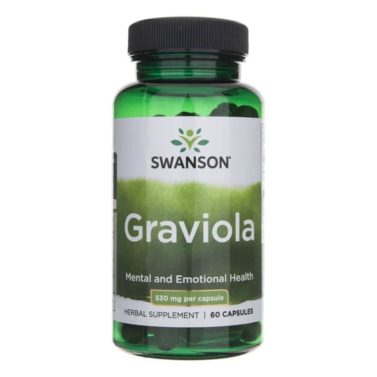 Swanson, Гравиола 530 мг, 60 капсул