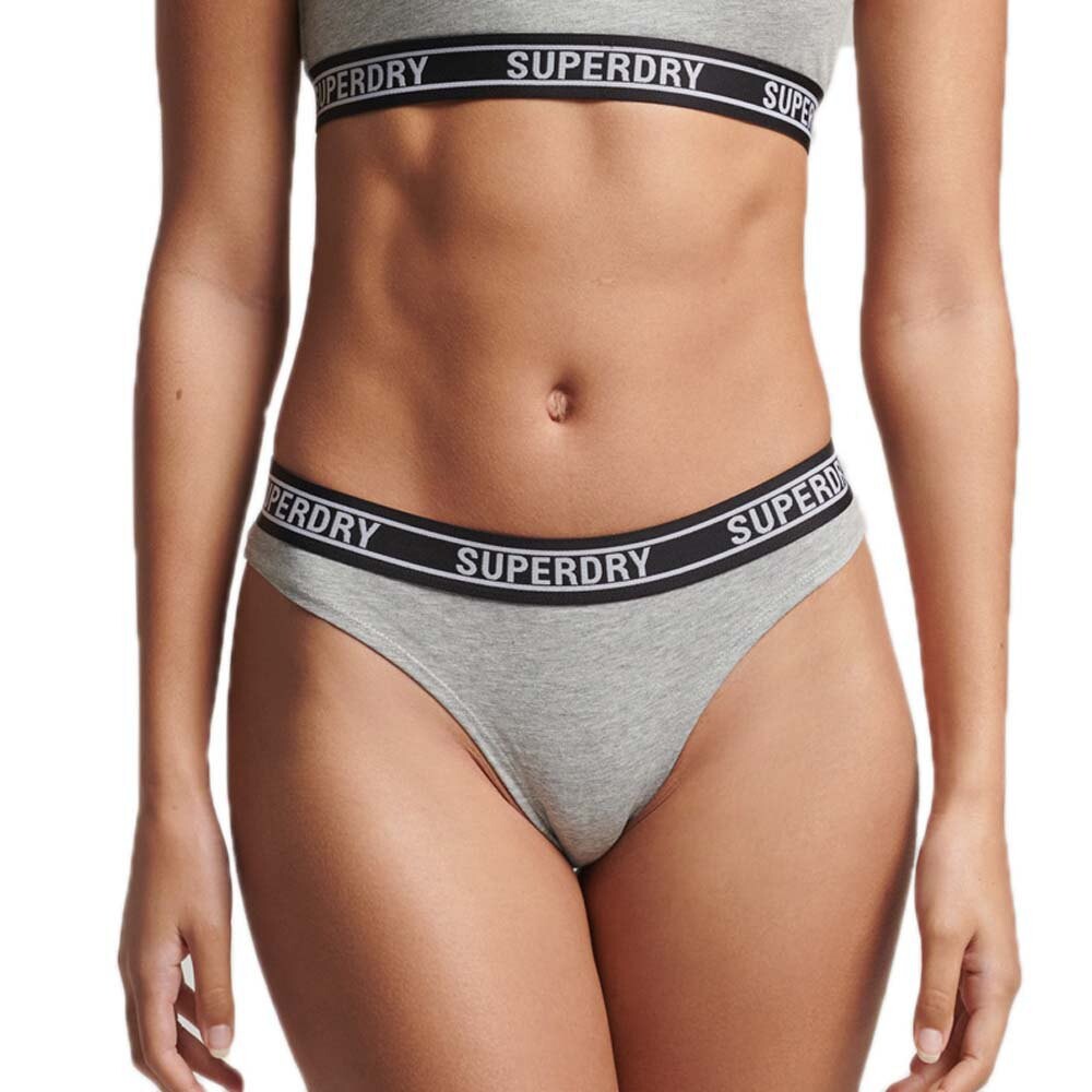 

Низ бикини Superdry Multi Logo NH, серый