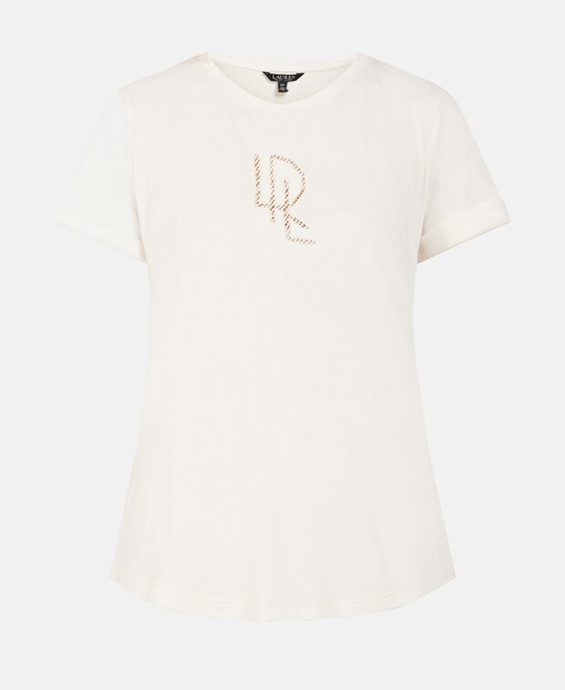 

Футболка Lauren Ralph Lauren, бежевый
