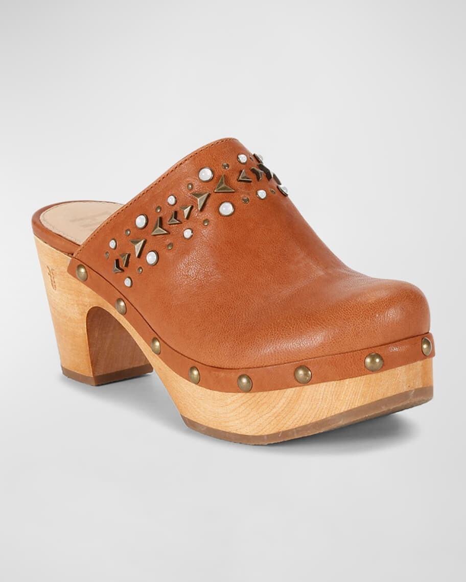 

Кожаные сабо Jessica с заклепками Frye