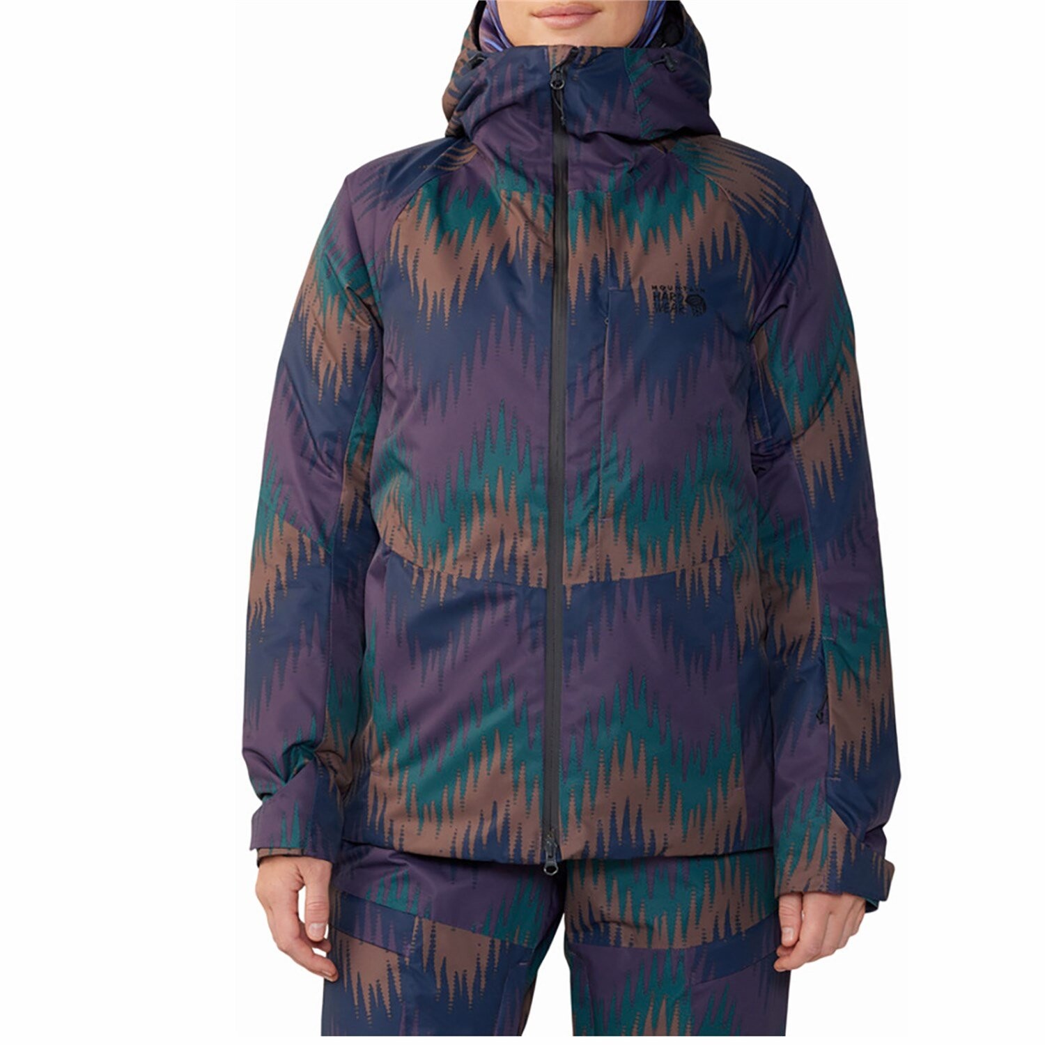 

Куртка Mountain Hardwear Firefall/2, цвет Blurple Zigzag Print