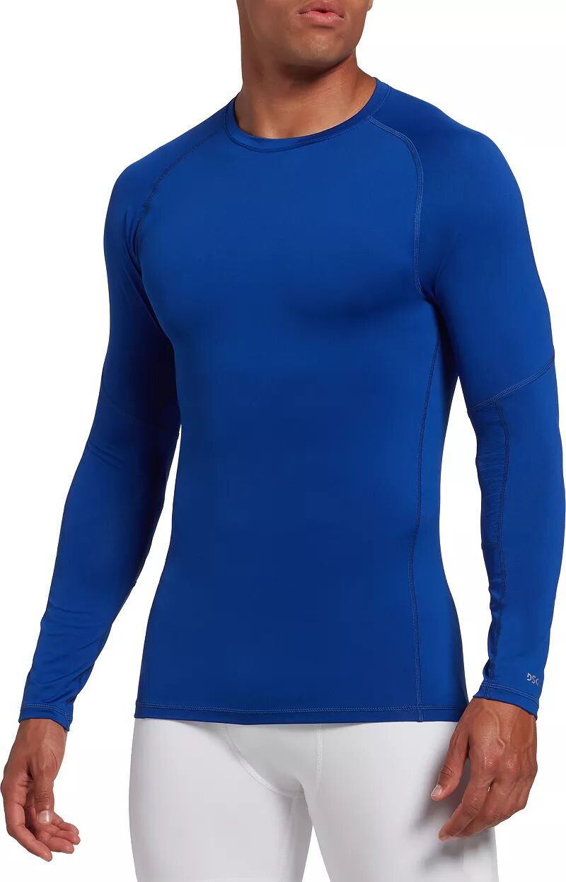Мужская компрессионная рубашка Dsg с длинным рукавом, темно-синий