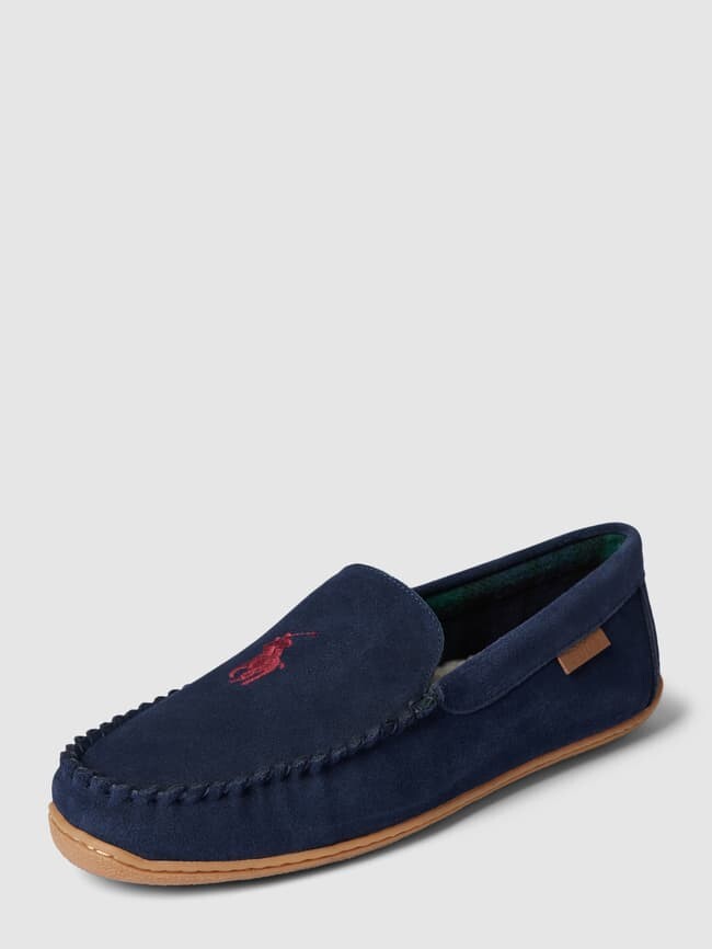 

Мокасины из кожи модель "БРЕНАН" Polo Ralph Lauren, темно-синий