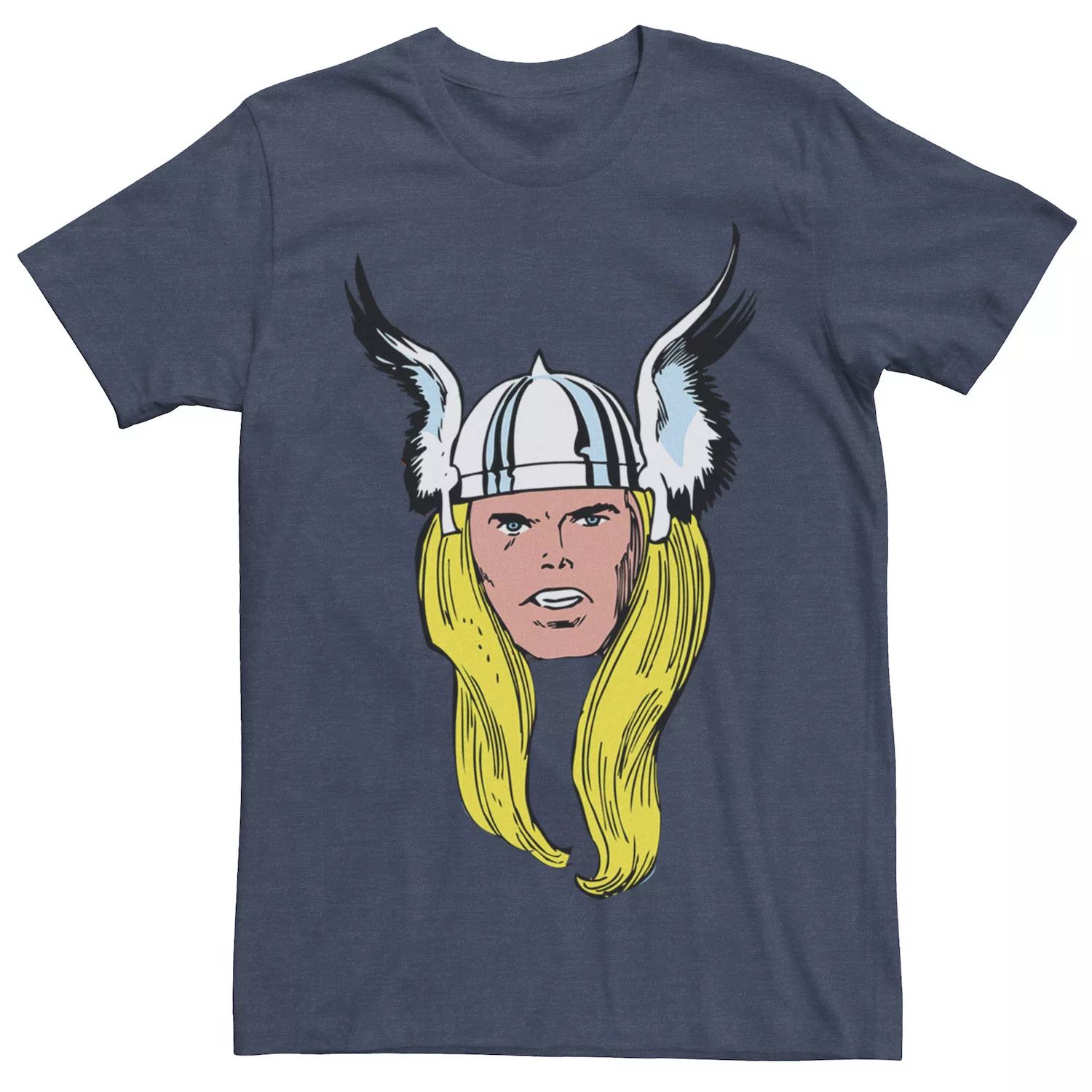 Мужская футболка с рисунком Thor Big Face Marvel