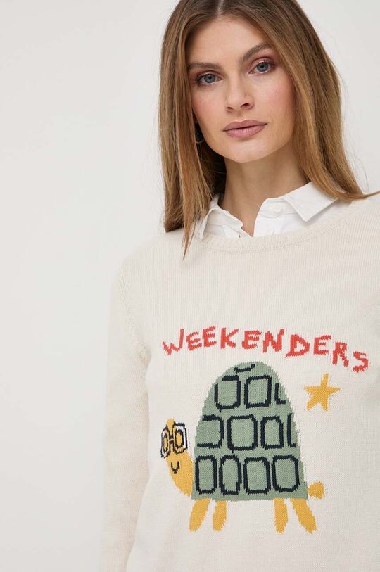 

Свитер Weekend Max Mara, бежевый