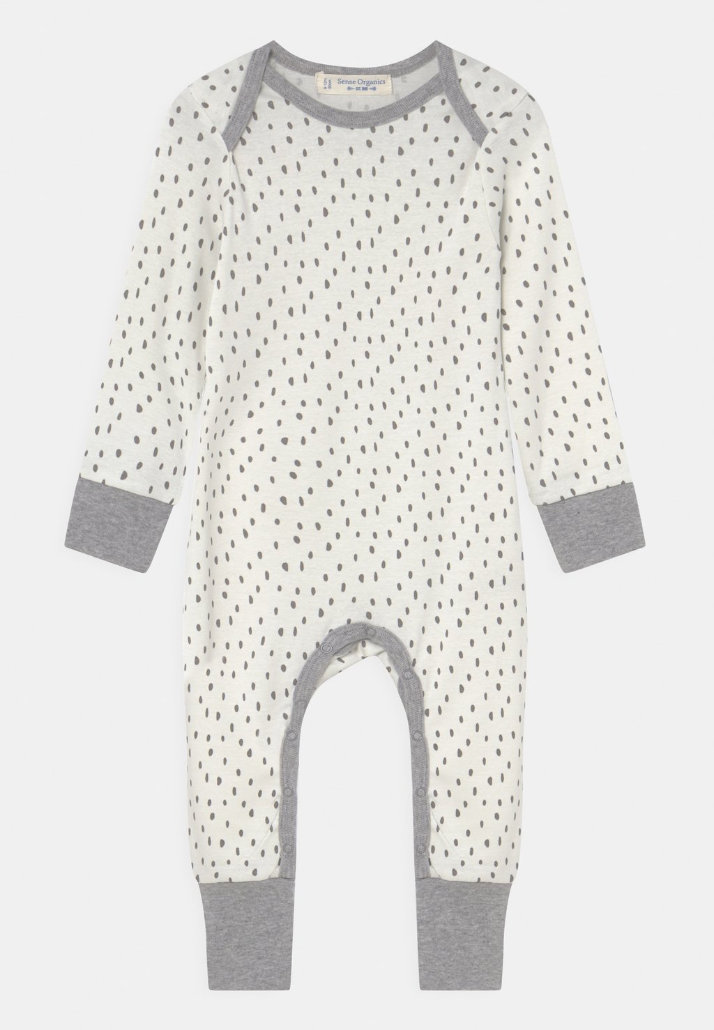 Пижама WAYAN BABY ROMPER UNISEX Sense Organics, цвет white/mottled grey