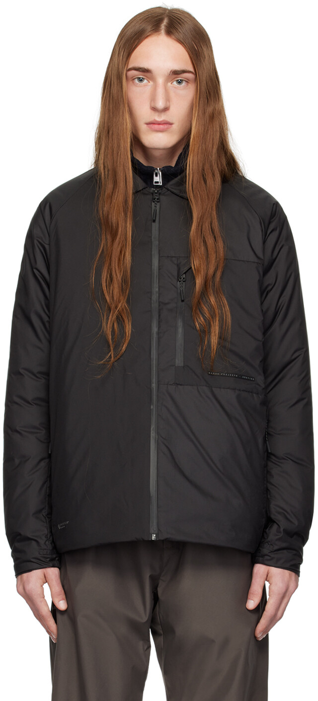 

Norse Projects ARKTISK Черная рубашка среднего слоя