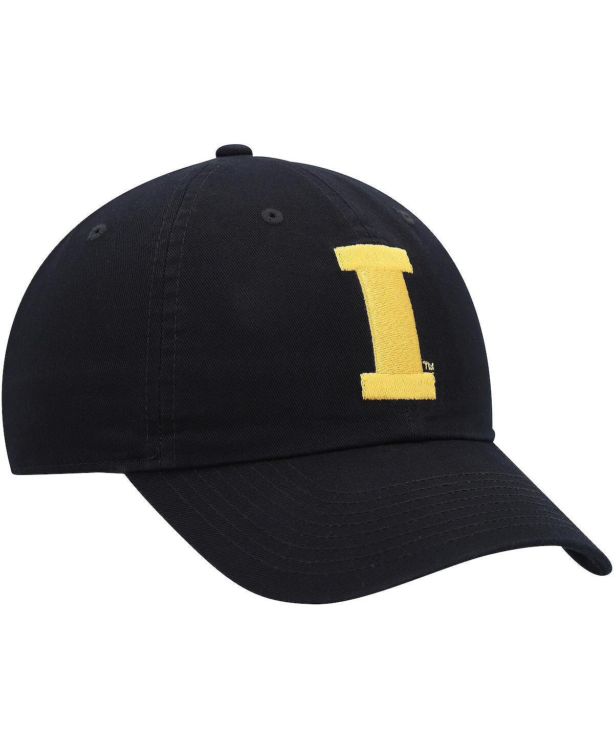 

Мужская черная регулируемая шляпа с логотипом Iowa Hawkeyes Heritage86 Nike