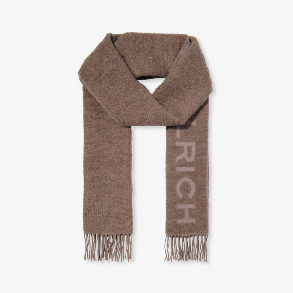 

Шарф с логотипом Woolrich, коричневый