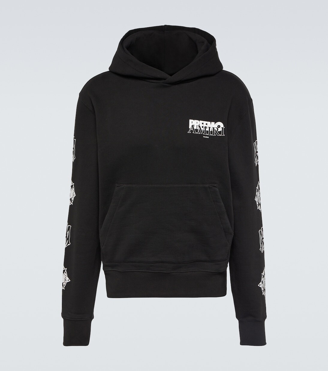 

Худи amiri preemo из хлопкового джерси Amiri, черный