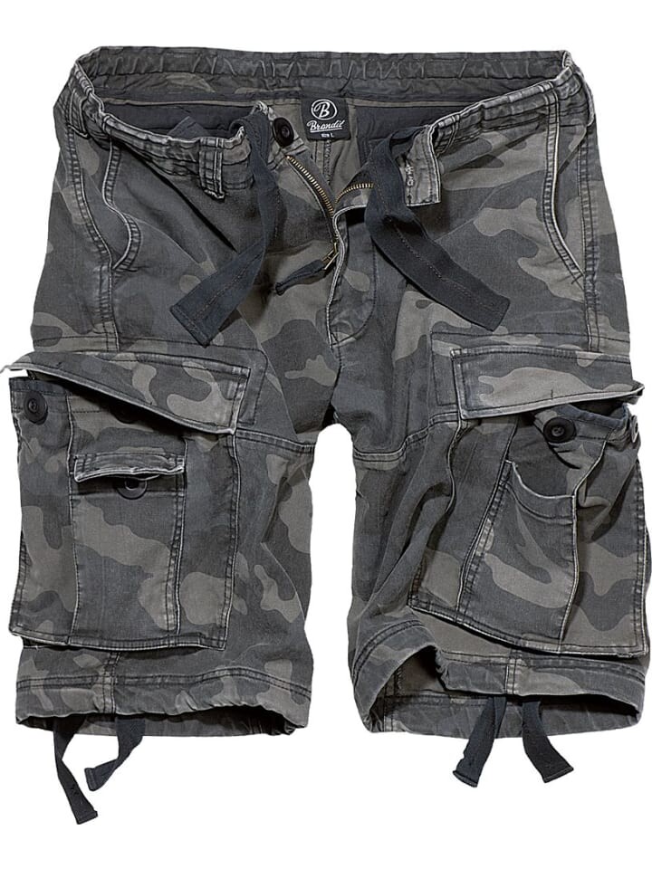 

Тканевые шорты Brandit, цвет camouflage, Серый